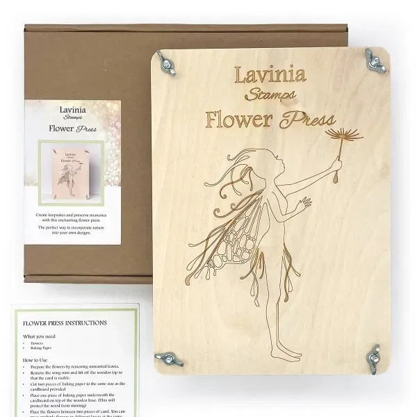 Lavinia Stamps Flower Press Blumenpresse aus Holz