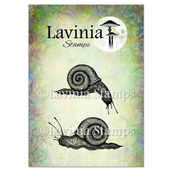 Lavinia Stamps Snail Set Stempel Photopolymer