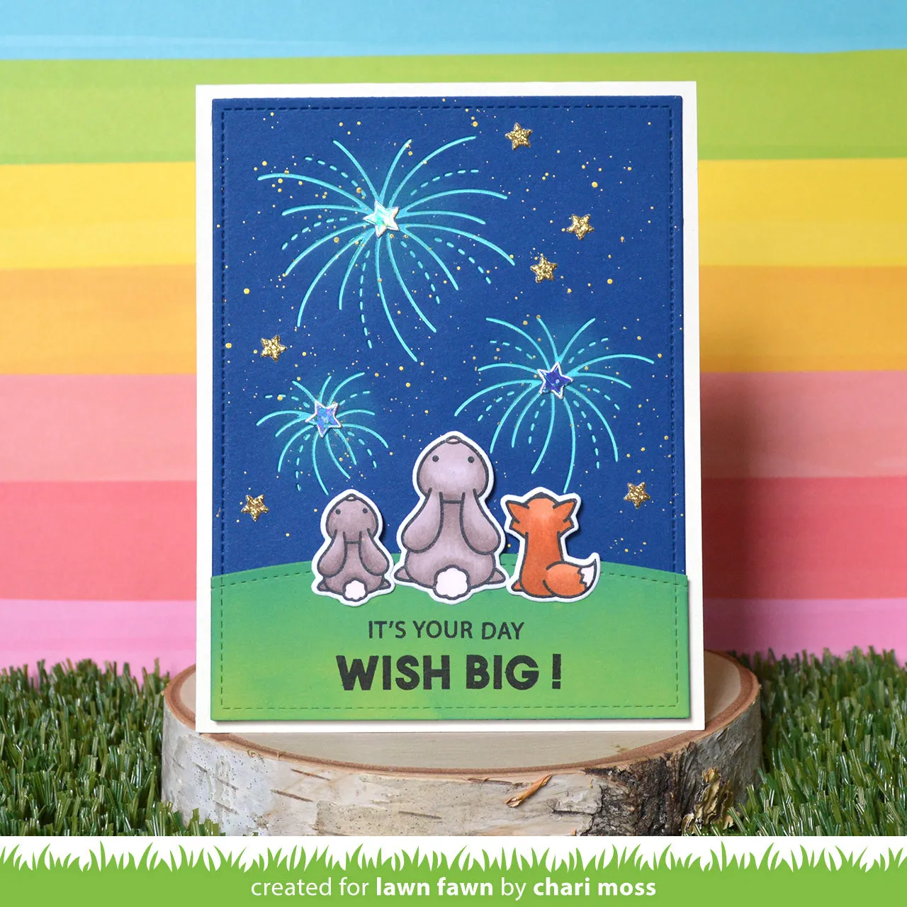 Lawn Fawn Fireworks LF3145 Hot-Foil-Platte 3 Motive