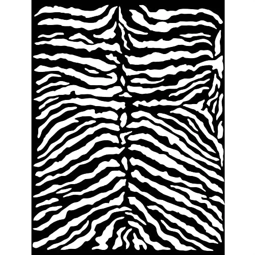 Stamperia Savana Zebra Dicke Schablone 20x25 Fellmuster