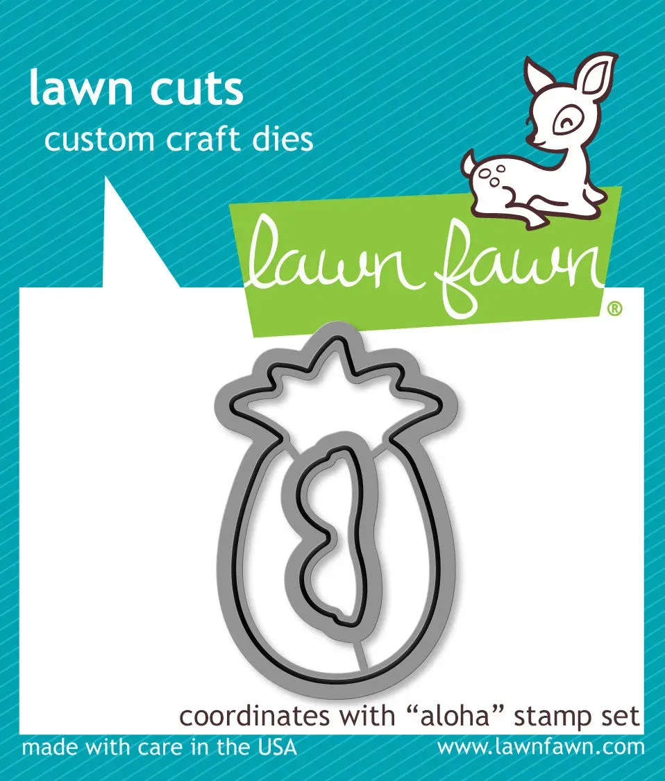 Lawn Fawn Aloha LF1418 Stanzschablonen Ananas Sommer