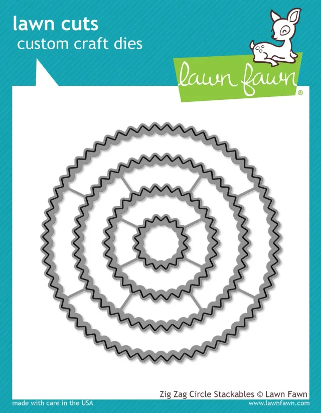 Lawn Fawn Lawn Cuts Zig Zag Circle Stackables Stanzen LF1383