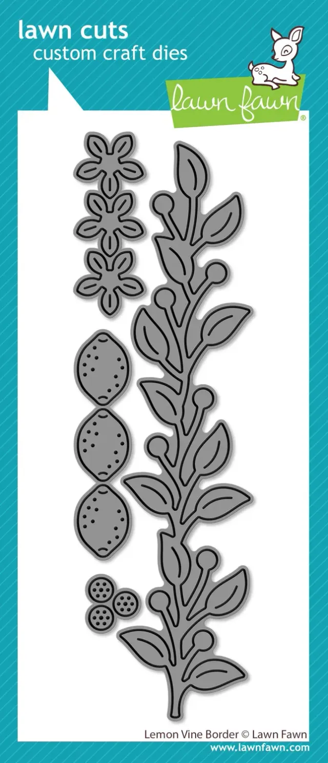 Lawn Fawn Lawn Cuts Lemon Vine Border Stanzschablonen