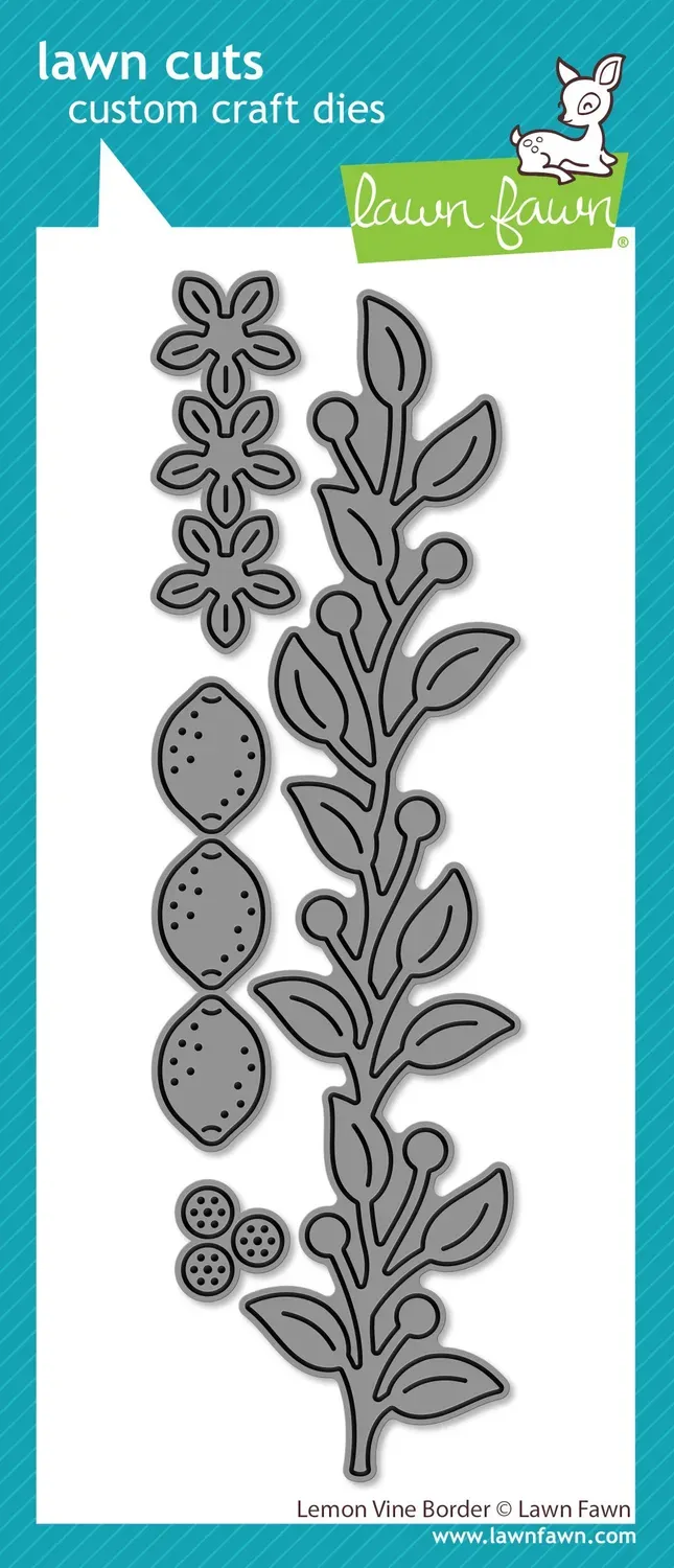 Lawn Fawn Lawn Cuts Lemon Vine Border Stanzschablonen