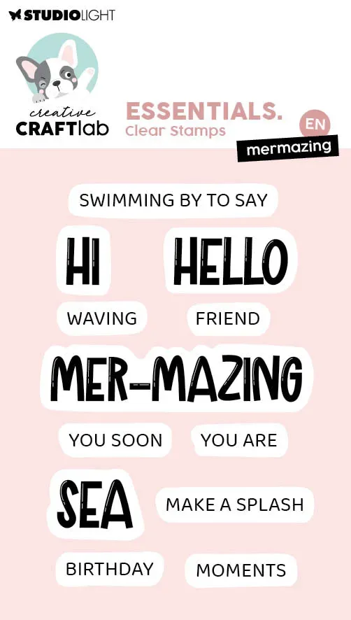 Creative Craftlab Essentials Mermazing Clear Stamp Meer