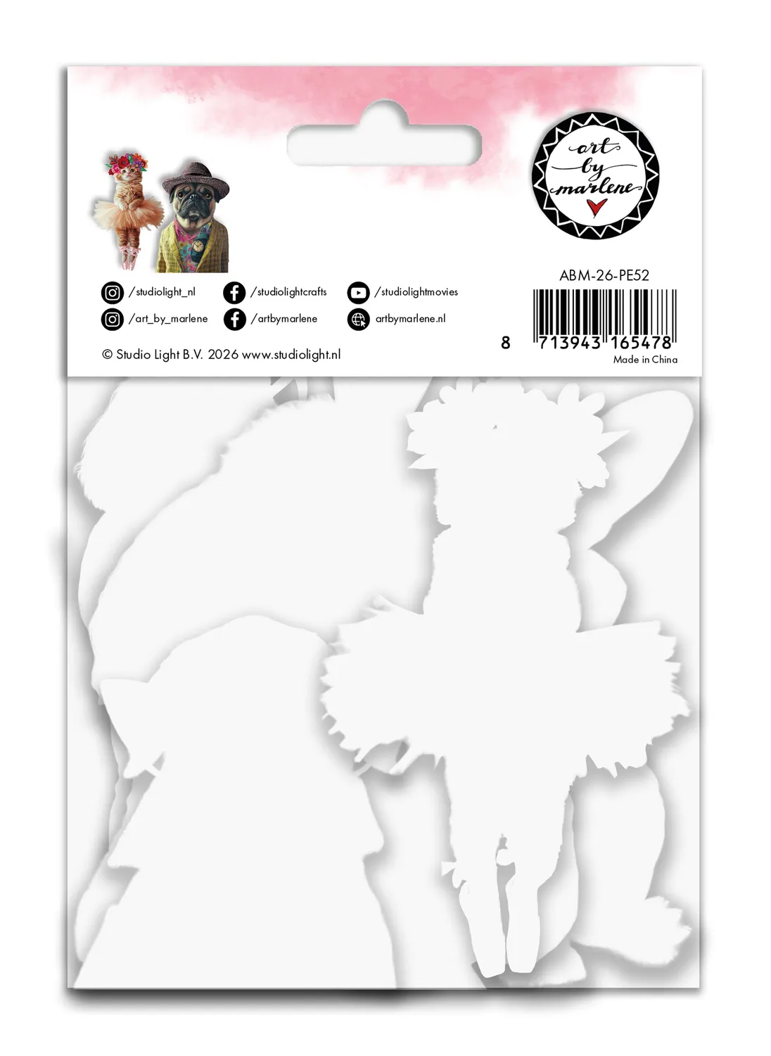 StudioLight Art by Marlene Paper Elements Cats & Dogs 32-teilig