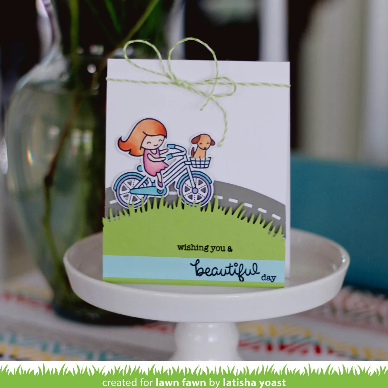Lawn Fawn Simple Road Border Stanzschablone LF1363 Straße