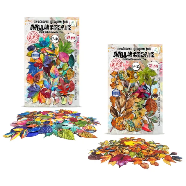 AALL and Create Vibrant Leaves Ephemera Bundle 2-teilig