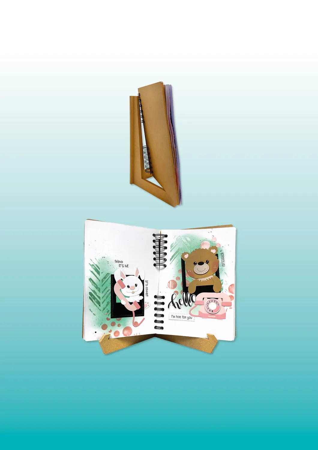Studio Light Essentials Journal Canvas Aufsteller MDF A4