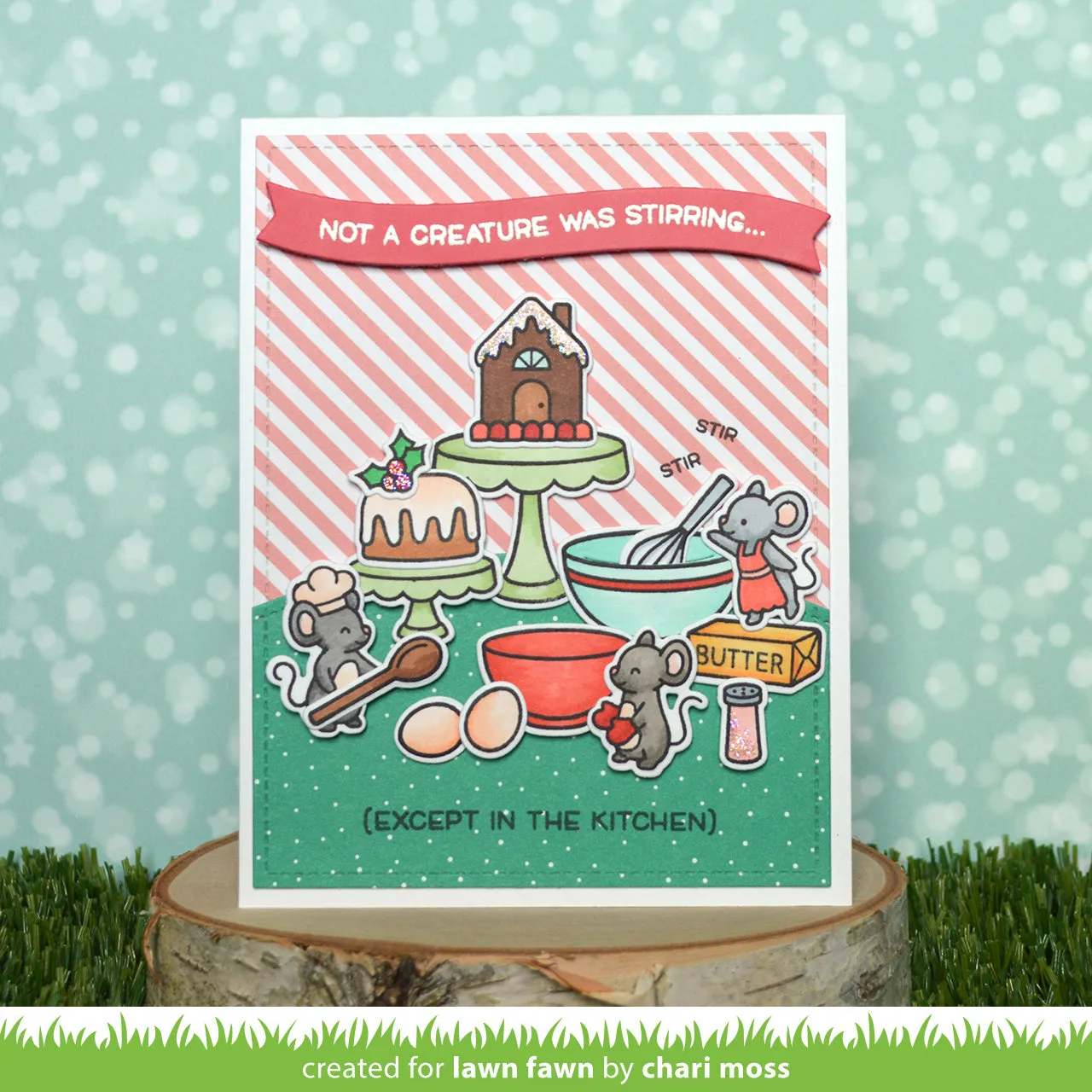 Lawn Fawn A Creature Was Stirring Stempel LF2415