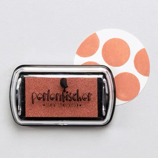 Perlenfischer Stempelkissen Terrakotta Mini Pigment