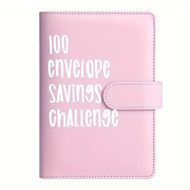 Ieebee 100 Umschläge Sparchallenge Budget Rosa