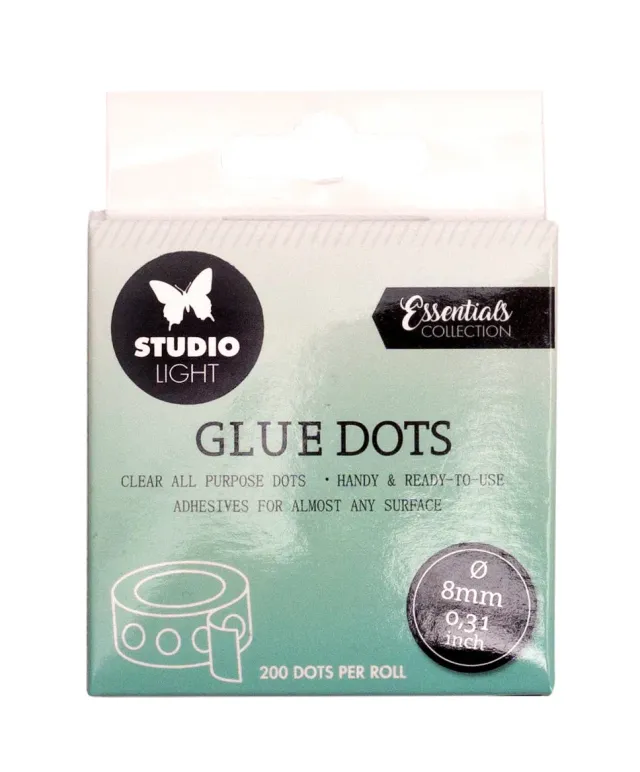 StudioLight Essentials Glue Dots Klebepunkte 8 mm 200 Stück