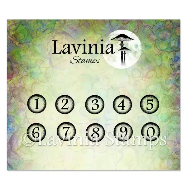 Lavinia Stamps Numbers Stempel Photopolymer