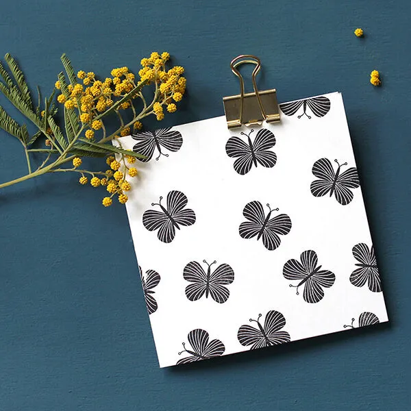 Perlenfischer Kleiner Schmetterling Stempel rosa