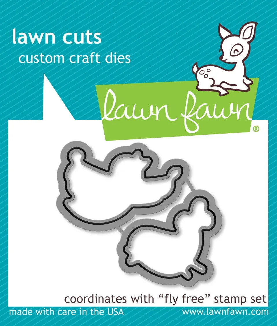 Lawn Fawn Lawn Cuts Fly Free Stanzen Mini-Set