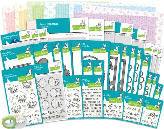 Lawn Fawn Spring Release 2026 Bundle Stempel Stanzen Set