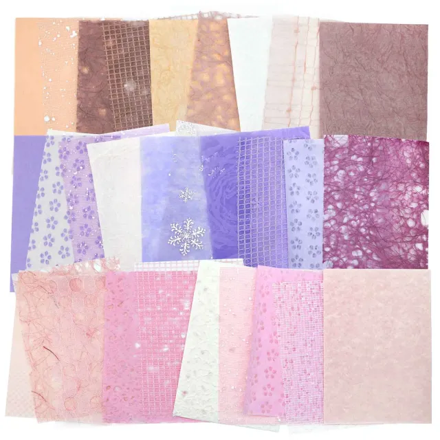Ieebee Morandi Series Scrapbookpapier 30-tlg Lila