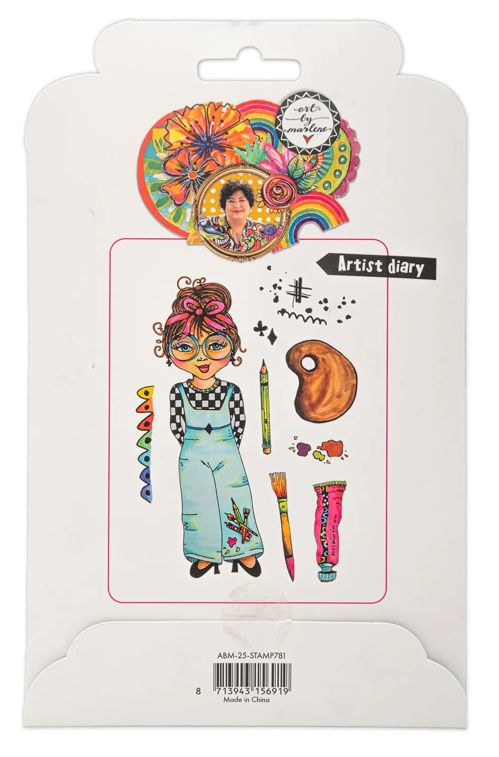 StudioLight Art by Marlene Artist Diary Gummistempel 120x170 mm