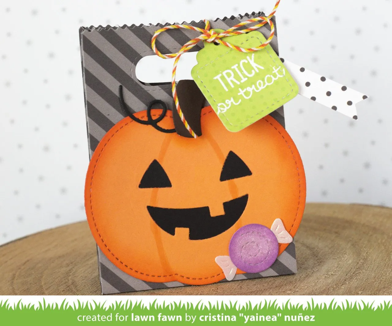 Lawn Fawn Outside In Stitched Pumpkin Stanzschablone