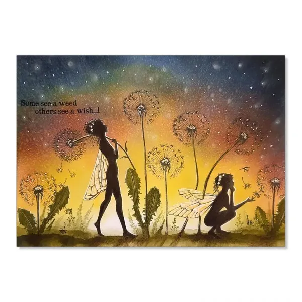 Lavinia Stamps Tall Dandelion Stempel Photopolymer