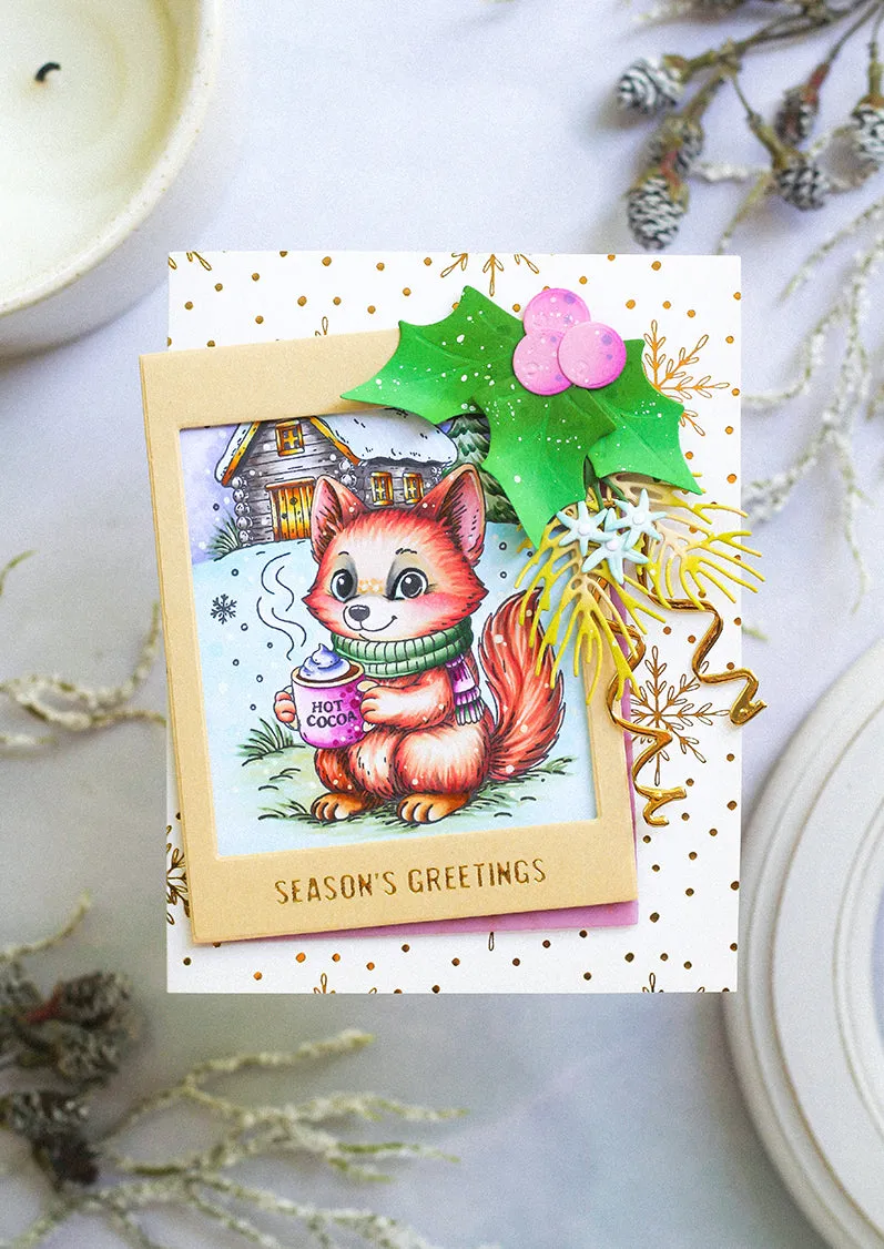 StudioLight Essentials Hot Cocoa Clear Stempel Winter