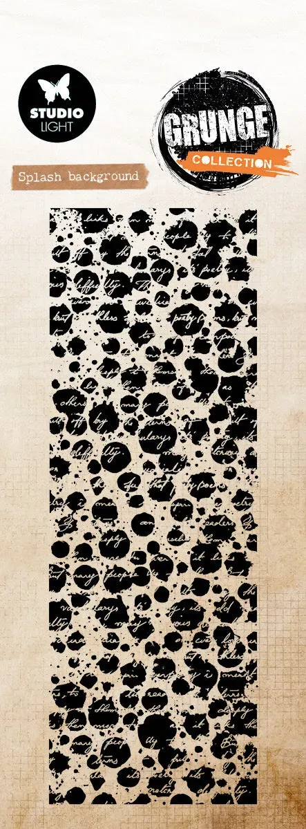 StudioLight Grunge Clear Stamp Splash Background Spritzmuster