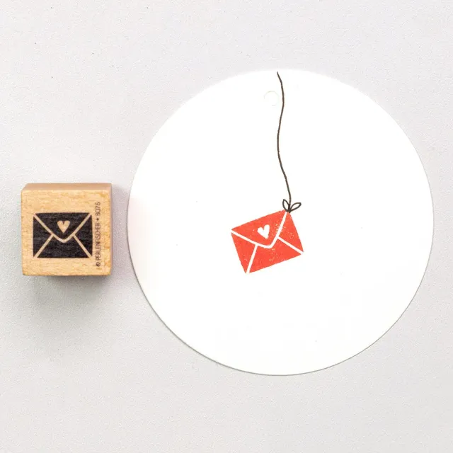 Perlenfischer Loveletter Stempel 13x16 mm mini