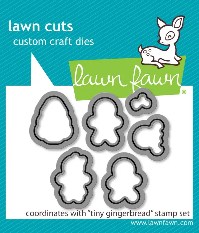 Lawn Fawn Tiny Gingerbread Lawn Cuts Stanzen Weihnachten