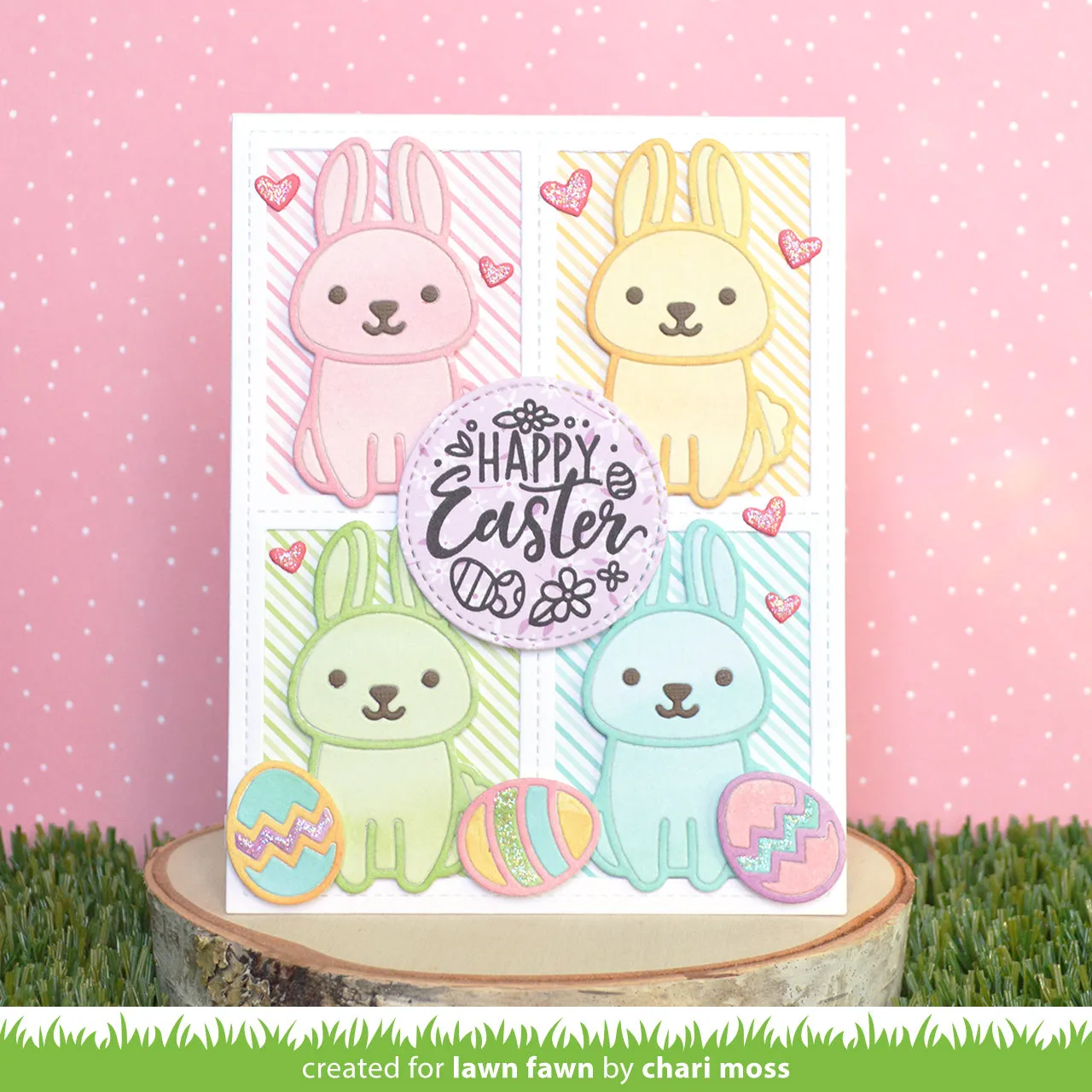Lawn Fawn Springtime Bunny Stanzschablone Hase Ostern