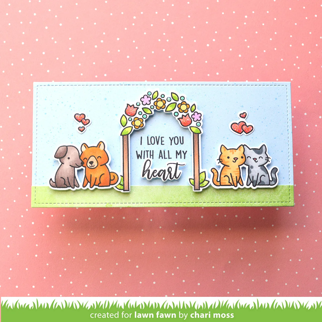 Lawn Fawn Happy Couples Clear Stamps Hochzeitstiere