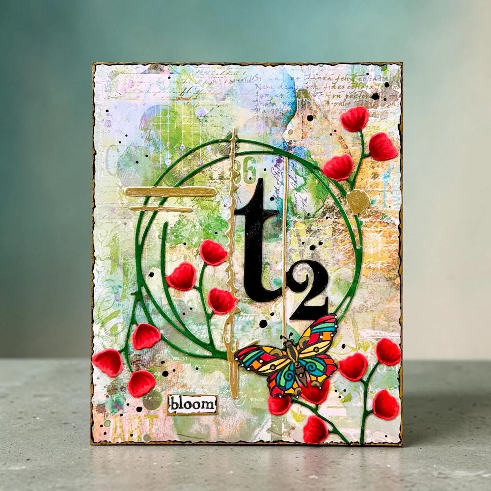 AALL and Create DI-13 Bursting Buds Stanzschablone 9,8x9,6cm