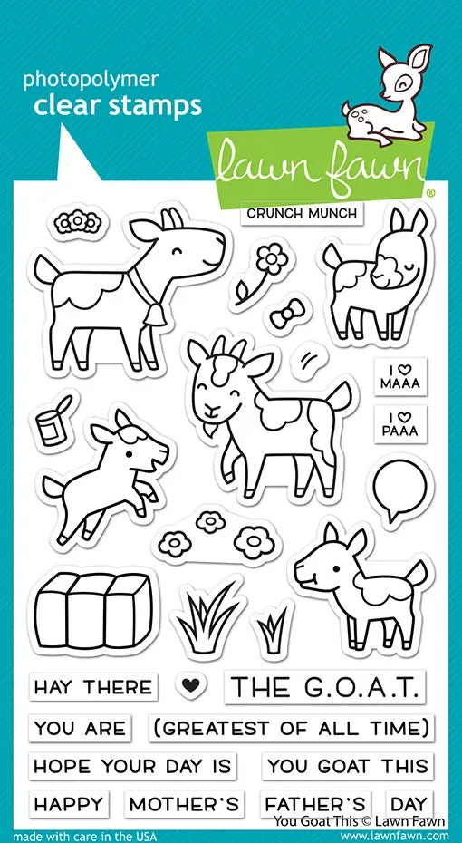 Lawn Fawn You Goat This Stempelset Ziegenmotive