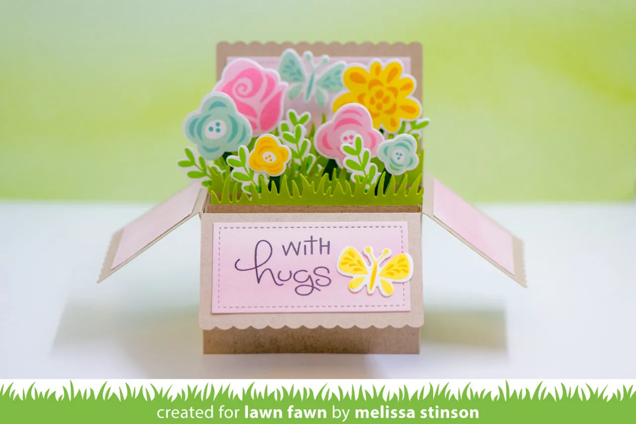 Lawn Fawn Grassy Border LF613 Stanzschablone Gras 15cm