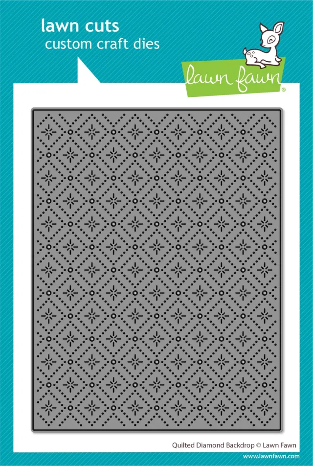 Lawn Fawn Quilted Diamond LF3920 Stanzschablone Hintergrund