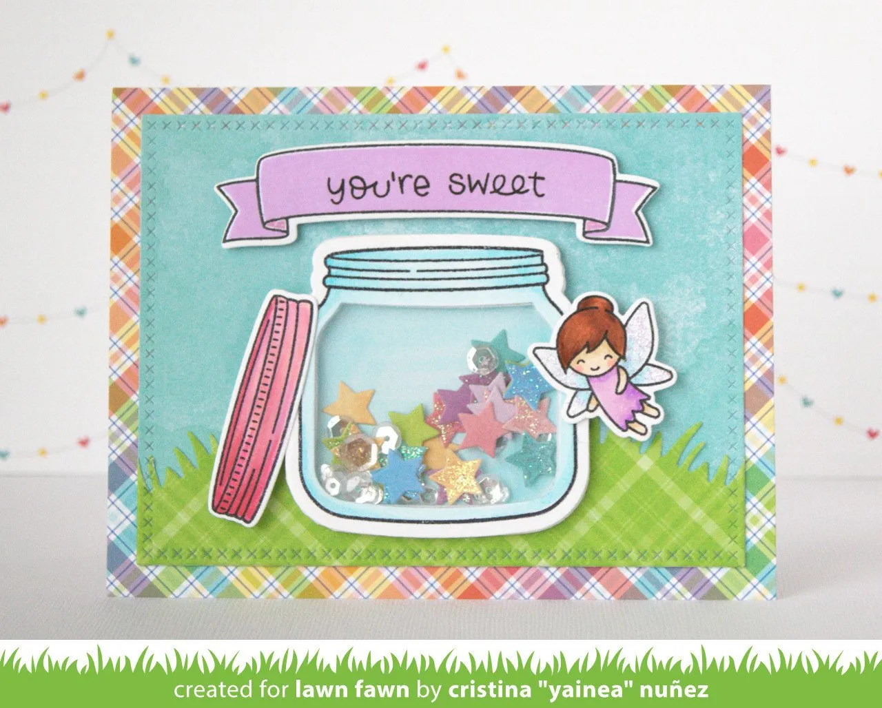 Lawn Fawn How You Bean Shaker Add-On Stanzen
