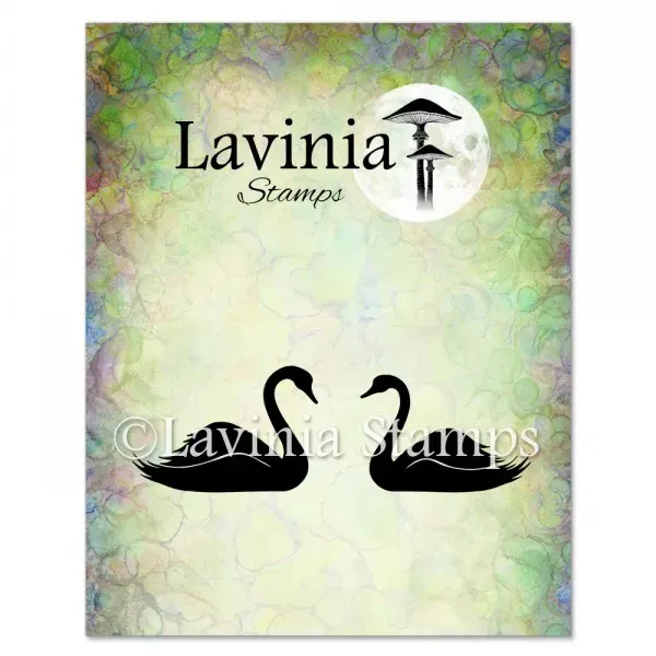 Lavinia-Stamps Swans Photopolymer-Stempel Schwäne