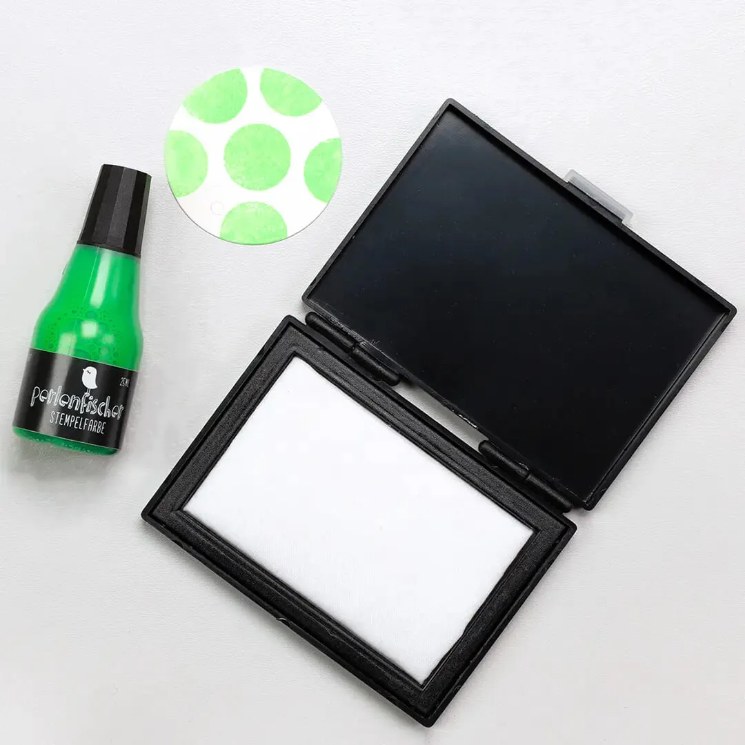 Perlenfischer Neon Grün Stempelkissen Set 25 ml