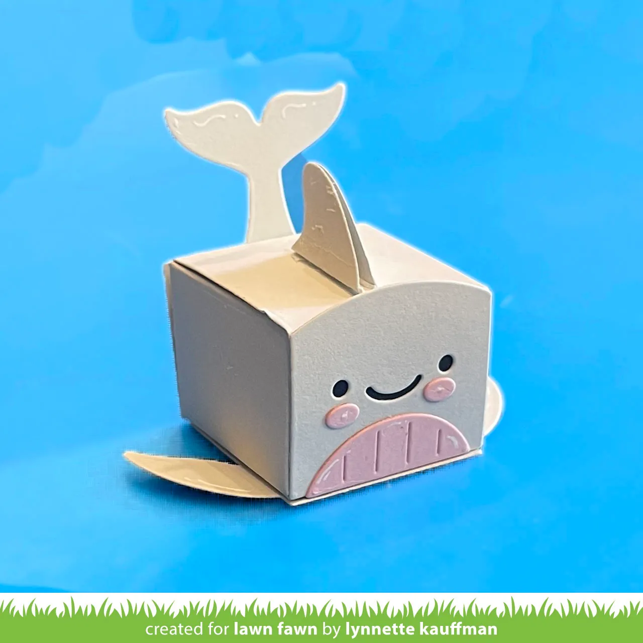 Lawn Fawn Tiny Gift Box Wal Delfin Stanzschablonen 9-teilig