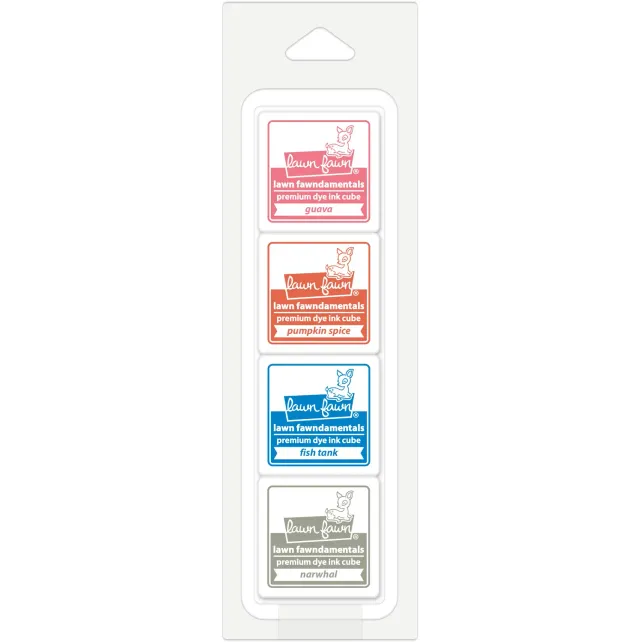 Lawn Fawn Front Porch Ink Cube Pack Stempelkissen 4 Farben