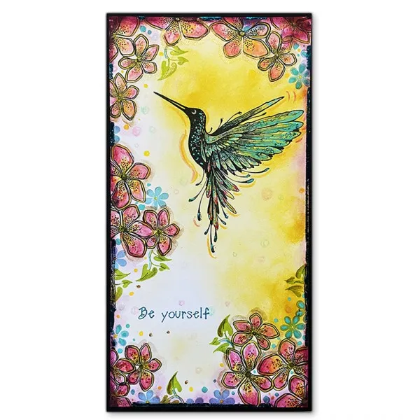 Lavinia Stamps Hummingbird Large Stempel Kolibri