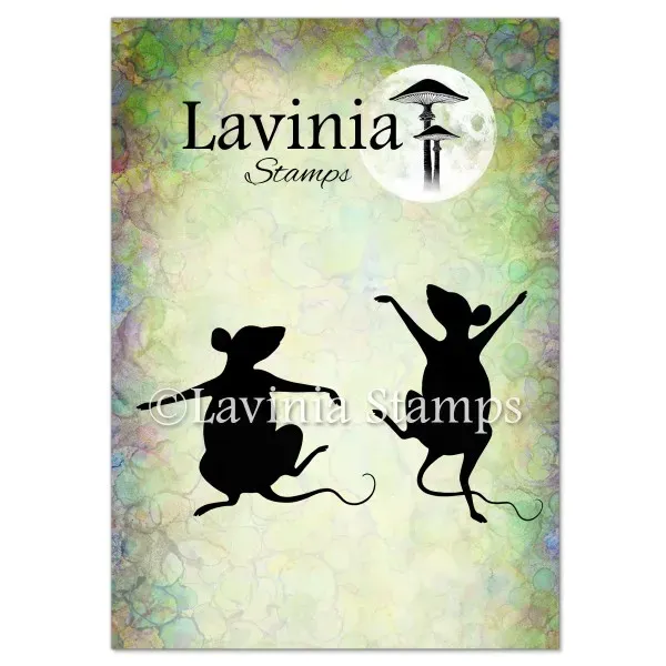 Lavinia Stamps Minni and Moo Stempel transparent handgezeichnet