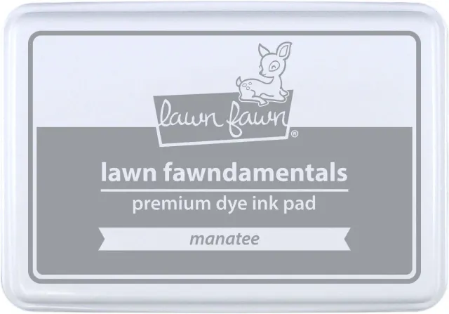 Lawn Fawn Manatee Stempelkissen LF1090 Grau schnelltrocknend