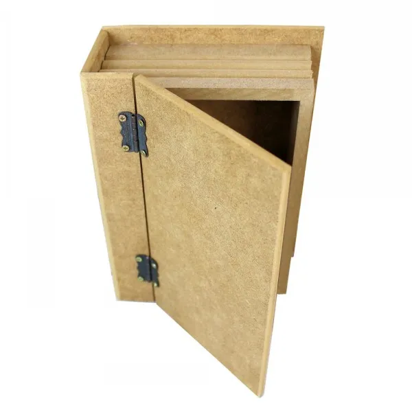 Lavinia MDF Buchbox klein mit Metallscharnier