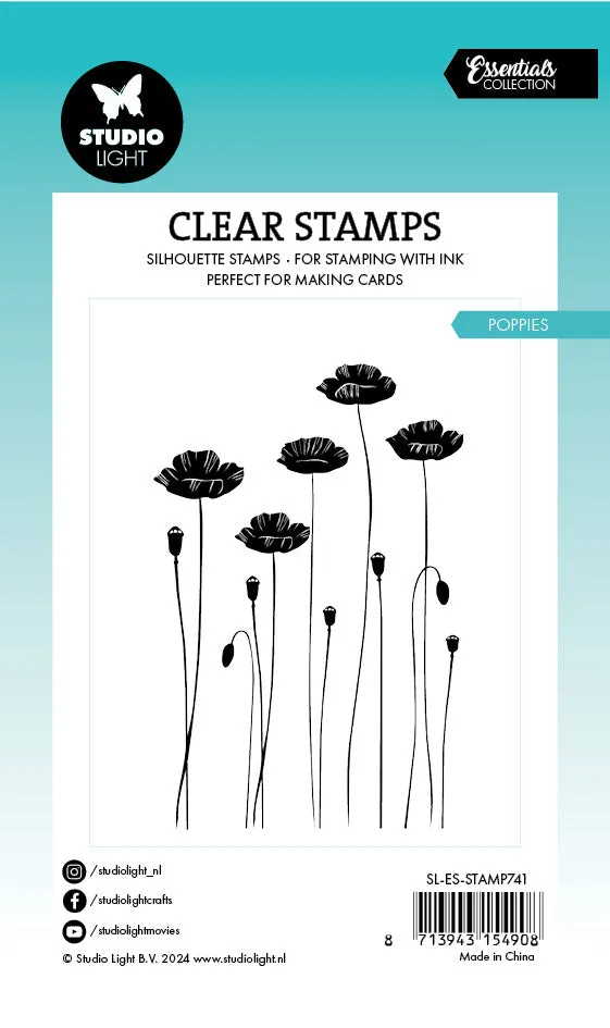 StudioLight Essentials Poppies Stempel Mohn