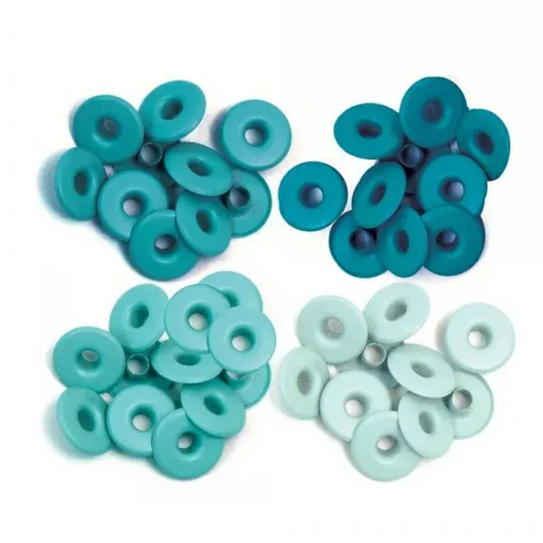 Lavinia Stamps Wide Aqua Eyelets Ösen Aqua breit