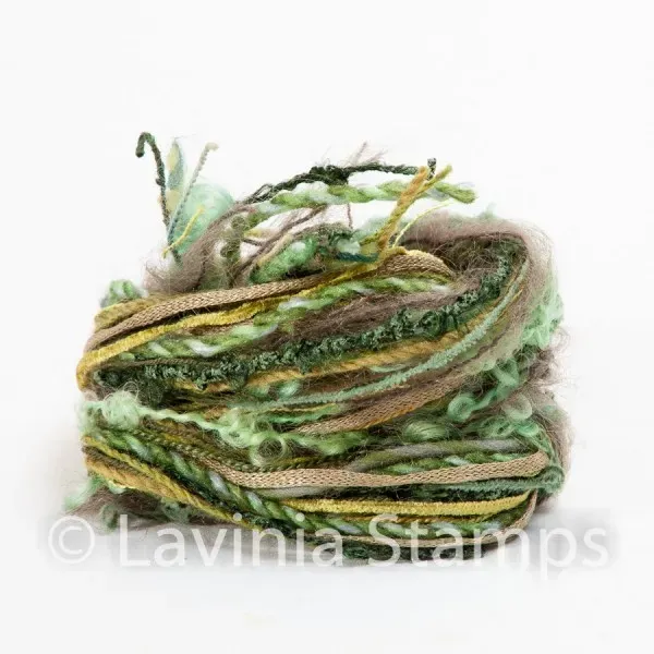 Lavinia-Stamps Crafting Yarn Earth Green Bastelgarn Grün