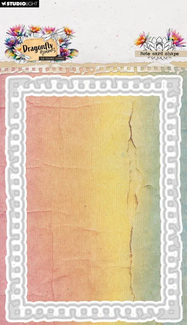 StudioLight Dragonfly Notecard Stanzschablone