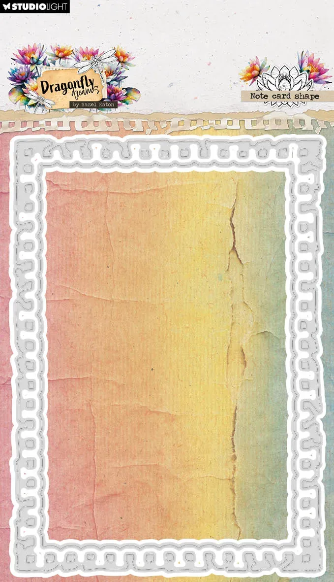 StudioLight Dragonfly Notecard Stanzschablone