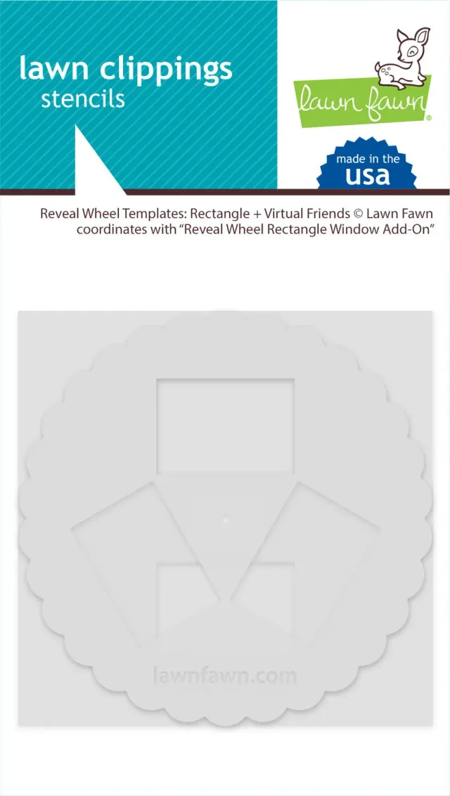 Lawn Fawn Reveal Wheel Templates Schablone Rectangle